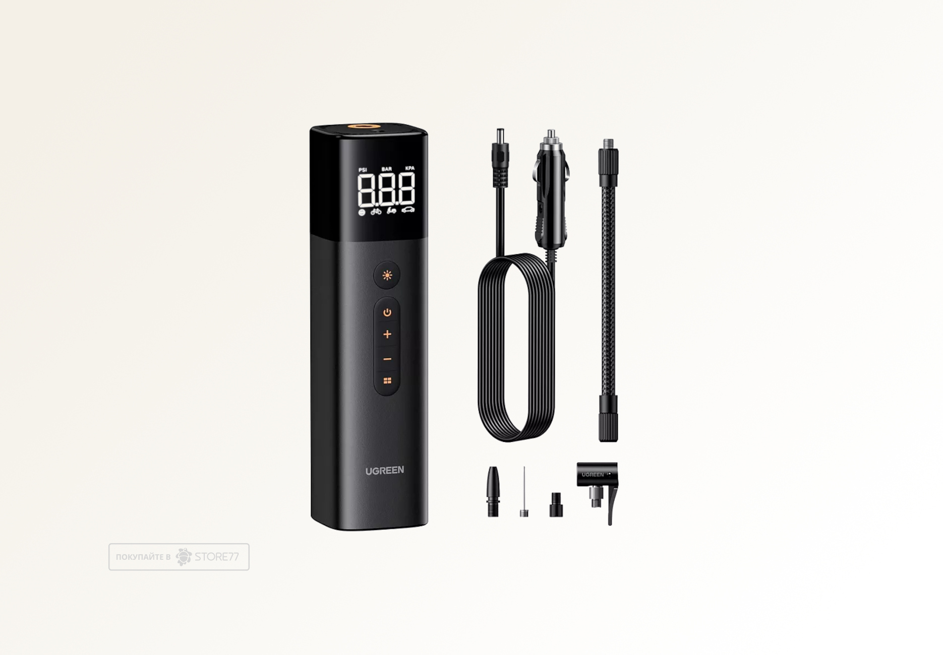 Портативный насос UGREEN ET501 (Черный)