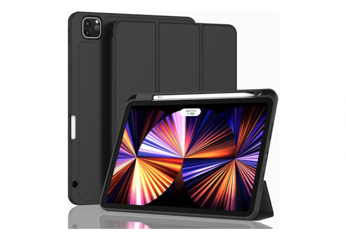 Чехол Classic Case для iPad Pro 11"/Air 11" (2024) с отсеком для стилуса (Черный)
