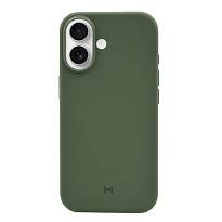 Чехол Magssory Silicone Case с поддержкой MagSafe для iPhone 17 (Зеленый)