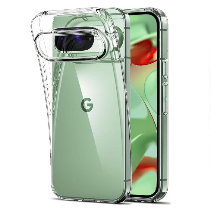 Чехол силиконовый для Google Pixel 9 (Прозрачный)