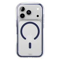 Чехол VLP Bubble Case с поддержкой MagSafe для iPhone 17 Pro/18 Pro (Темно-синий)