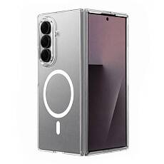 Чехол Keephone X-Crystal с поддержкой MagSafe для Samsung Galaxy Z Fold 8 Ultra (Прозрачный)