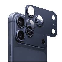 Защитное стекло Wiwu на блок камер для iPhone 17 Pro Max (Синее)