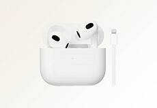 Наушники беспроводные Uzay TWS-3-01, с зарядным кейсом (Белые)