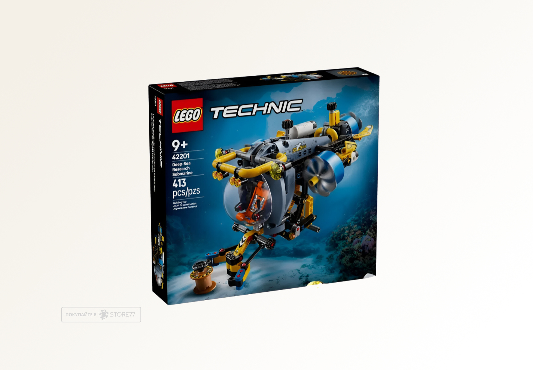 Конструктор LEGO Technic 42201 Глубоководная исследовательская подводная лодка Конструктор LEGO Technic 42201 Глубоководная исследовательская подводная лодка