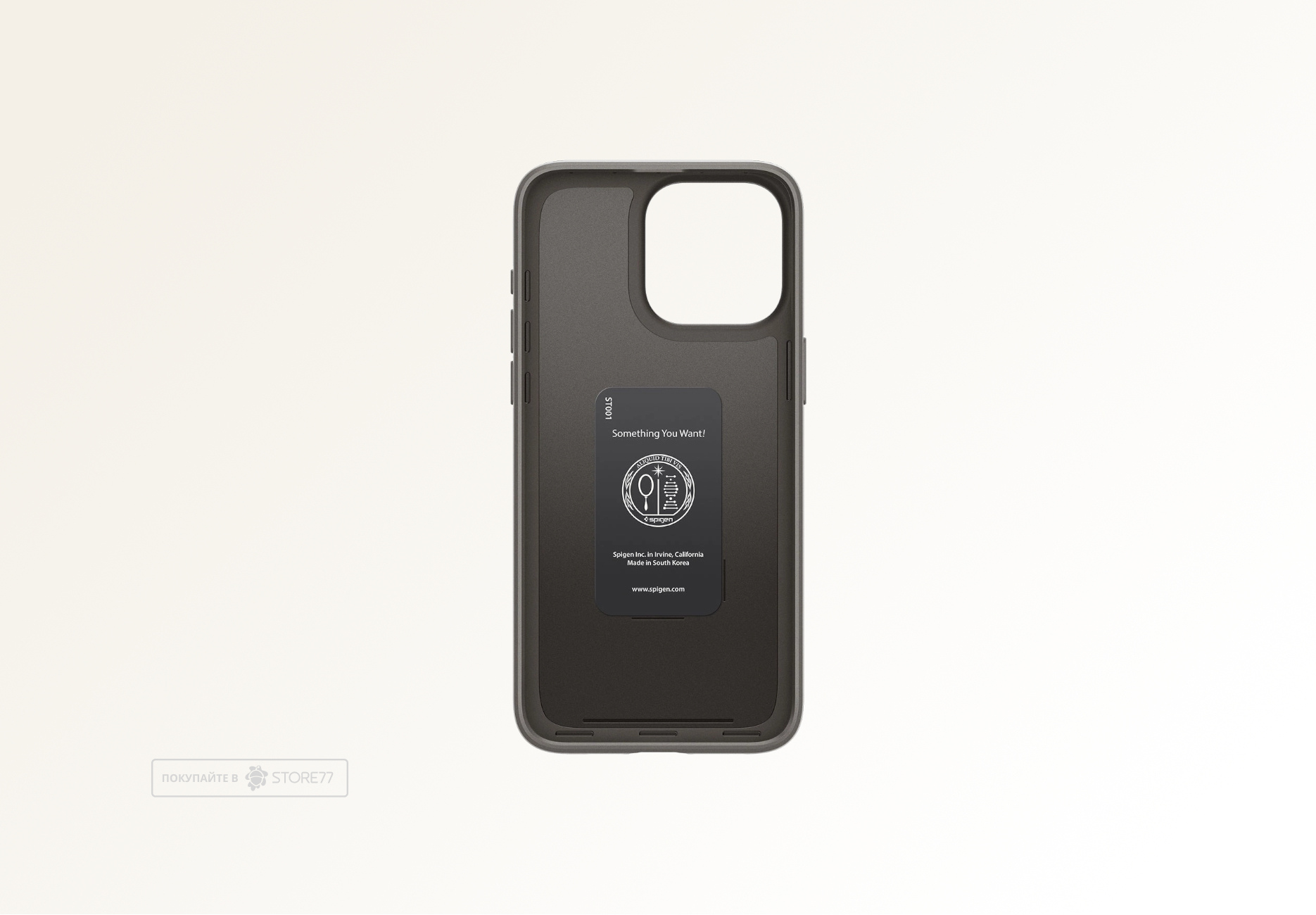 Чехол защитный Spigen для iPhone 15 Pro Thin Fit (Серый)