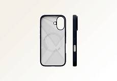 Чехол защитный VLP Aster Case MagSafe для iPhone 16 (Темно-синий)