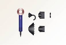 Фен Dyson Supersonic HD08 (Синий/Розовое золото)