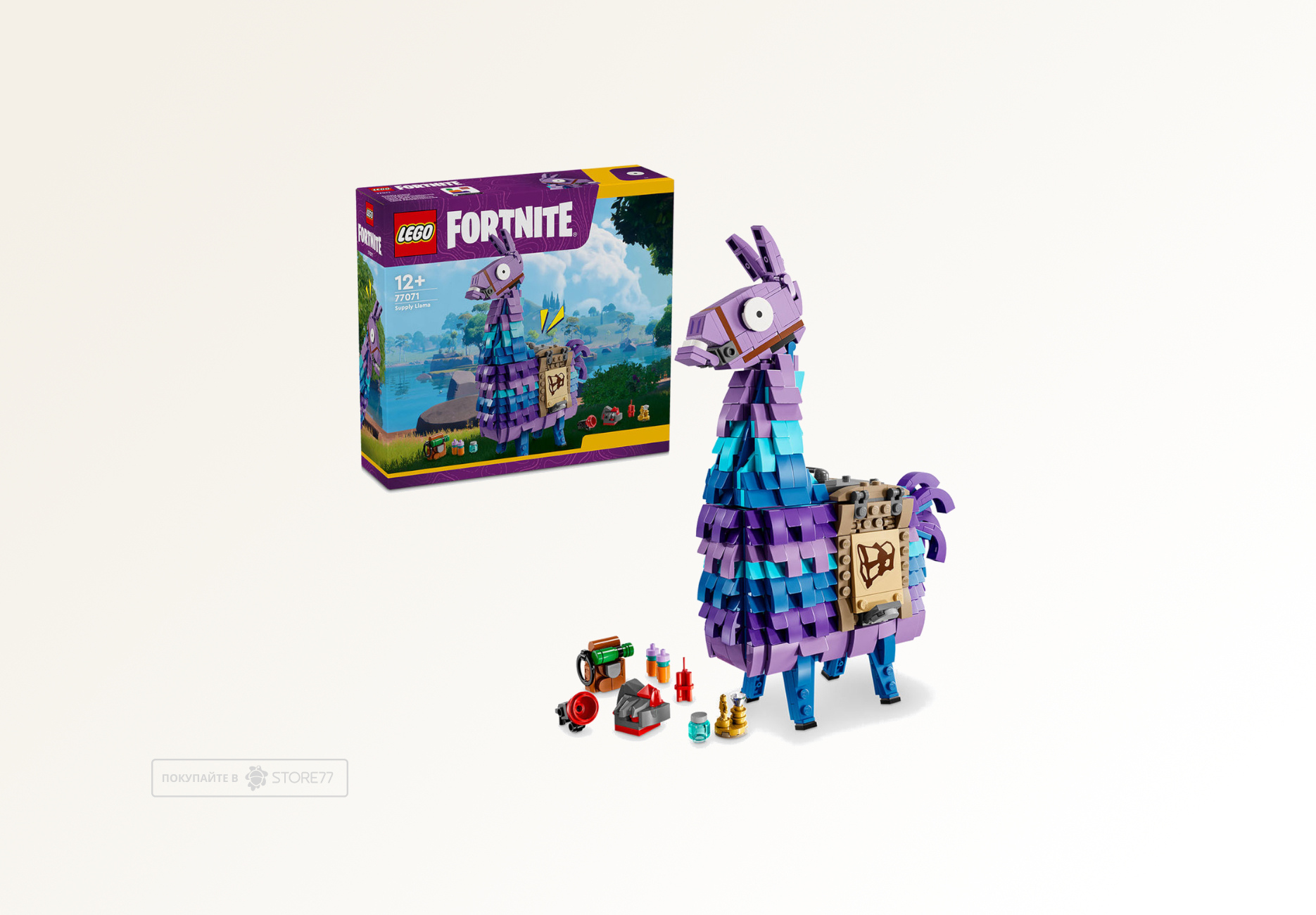 Конструктор LEGO Fortnite 77071 Лама с провизией Конструктор LEGO Fortnite 77071 Лама с провизией