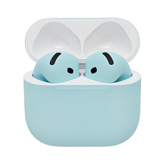Беспроводные наушники Apple AirPods 5 беспроводная зарядка чехла (Небесно-голубой)