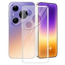 Чехол силиконовый для Huawei Pura 90s Pro Max (Прозрачный)