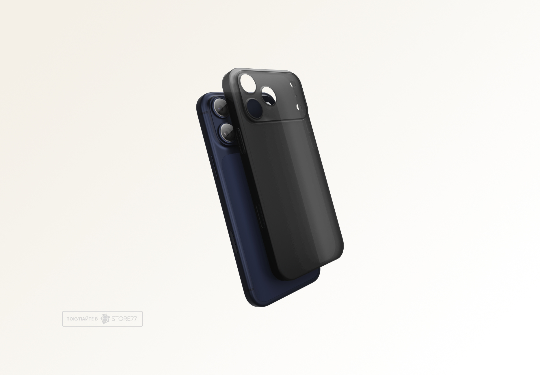 Чехол Gurdini Super Slim для iPhone 17 Pro/18 Pro (Черный)