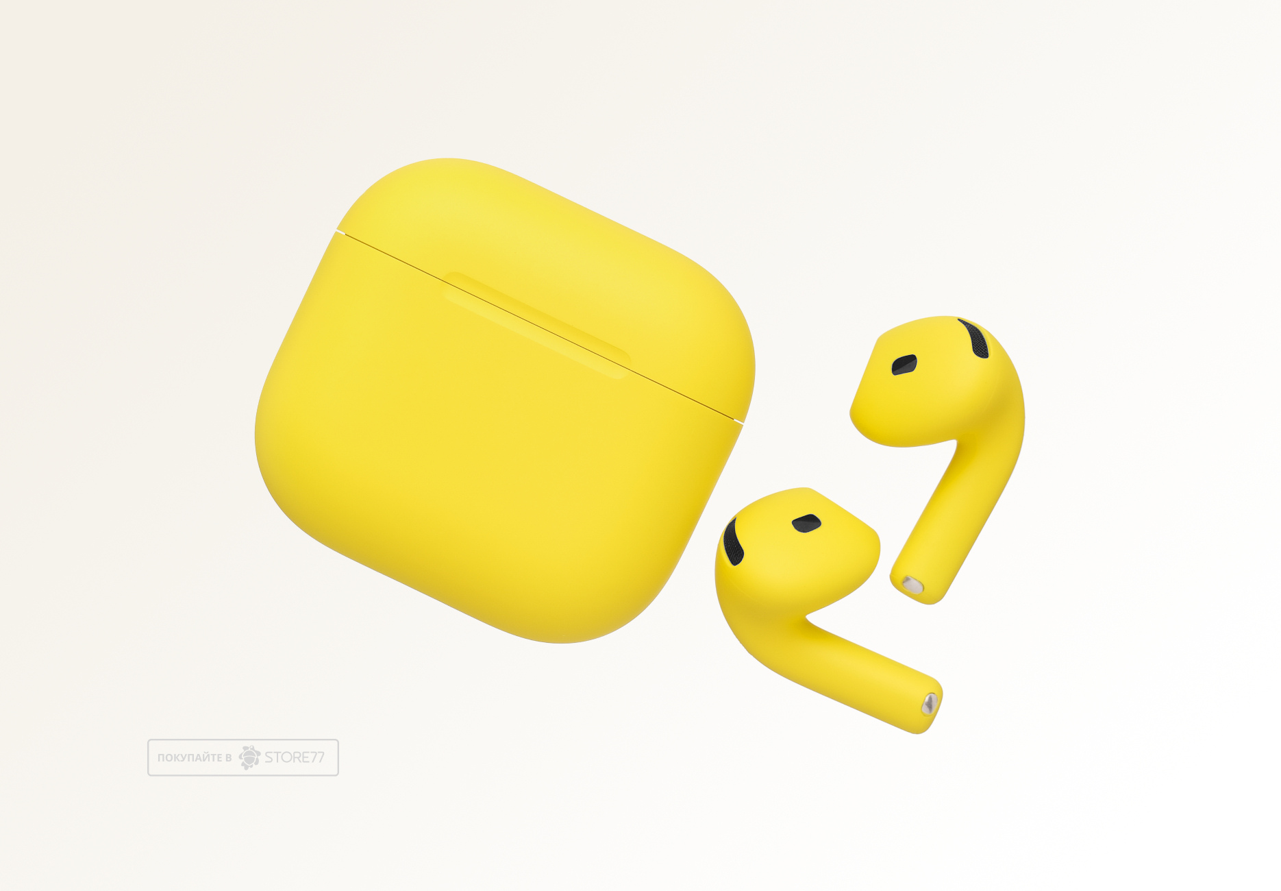 Беспроводные наушники Apple AirPods 4 с шумоподавлением (Лимонный)