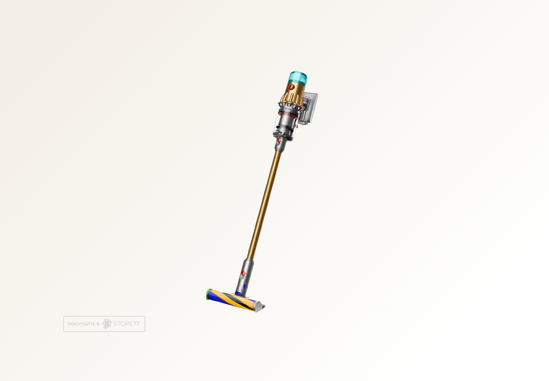 Беспроводной пылесос Dyson V12 Detect Slim Absolute с подставкой (Золотой/Золотой) Вилка EU