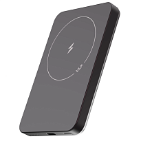 Внешний аккумулятор VLP Lite Power Snap с поддержкой MagSafe 5000 мА·ч, 3A, USB-C (Черный)