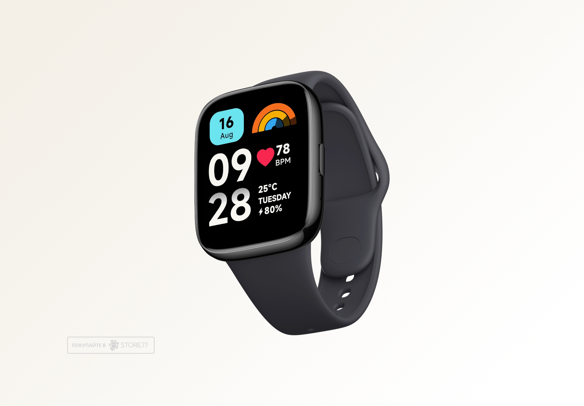 Умные часы Xiaomi Redmi Watch 3 Active (Черный)