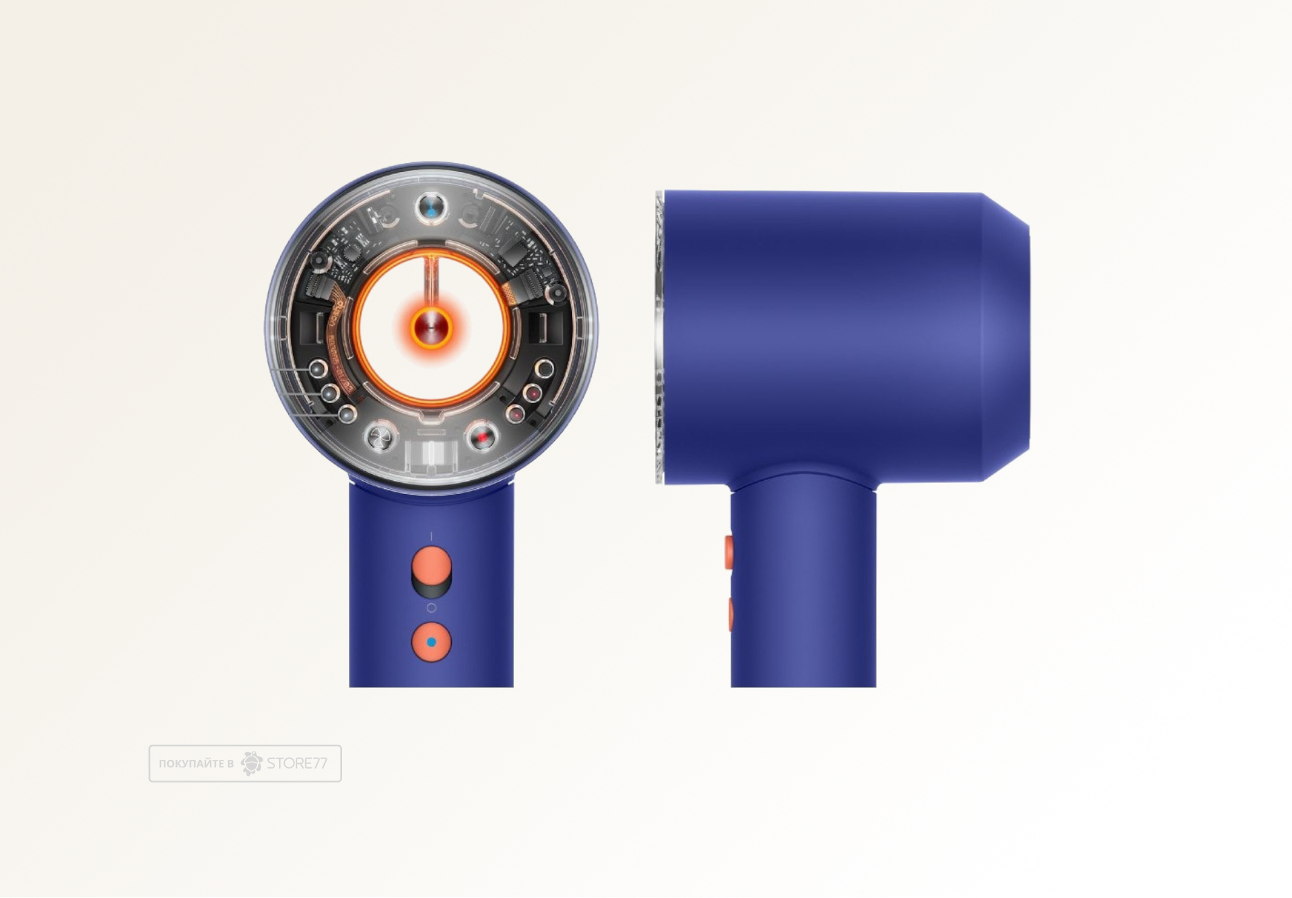 Фен Dyson Supersonic Nural HD16 (Vinca Blue/Topaz) Вилка EU