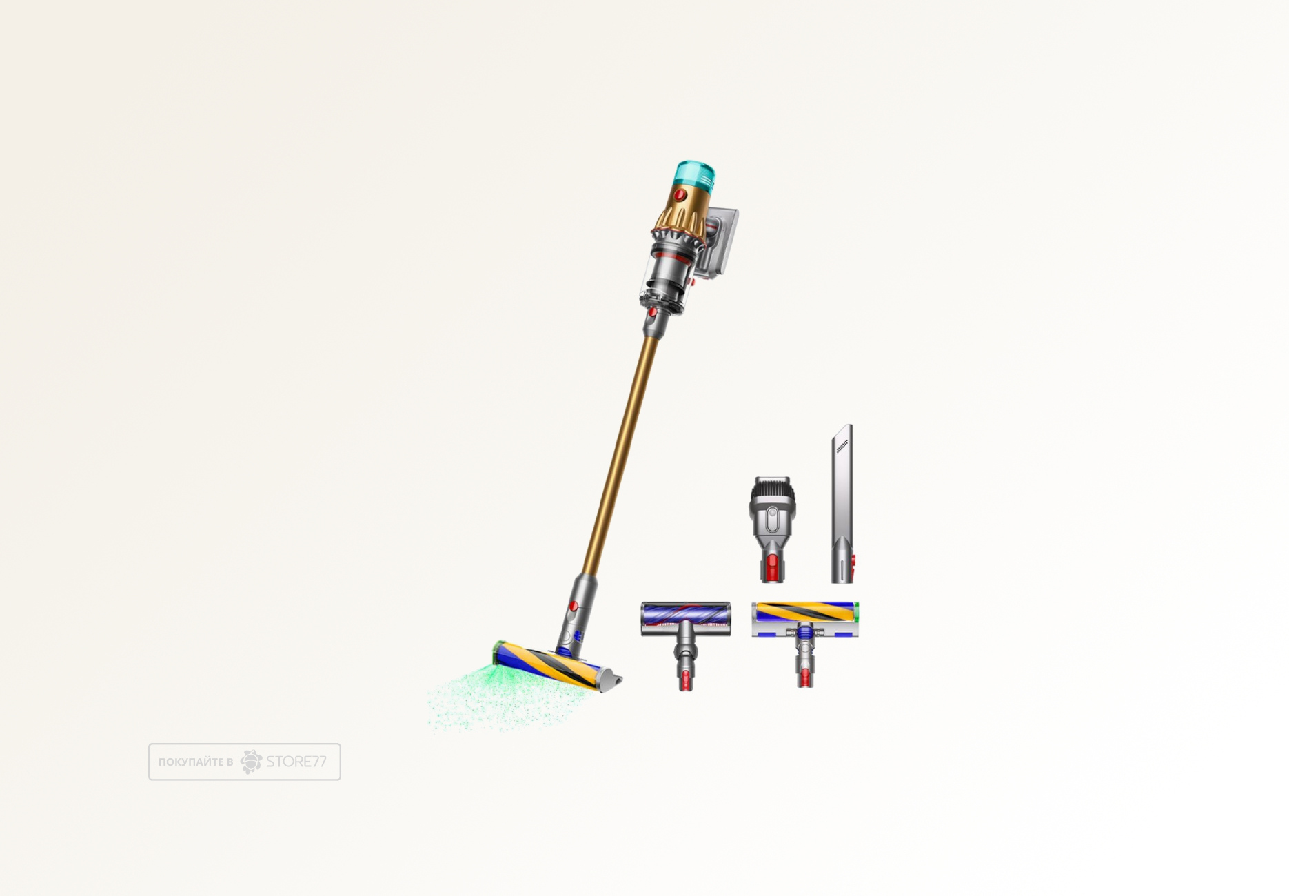 Беспроводной пылесос Dyson V12 Detect Slim Absolute (Золотой/Золотой)