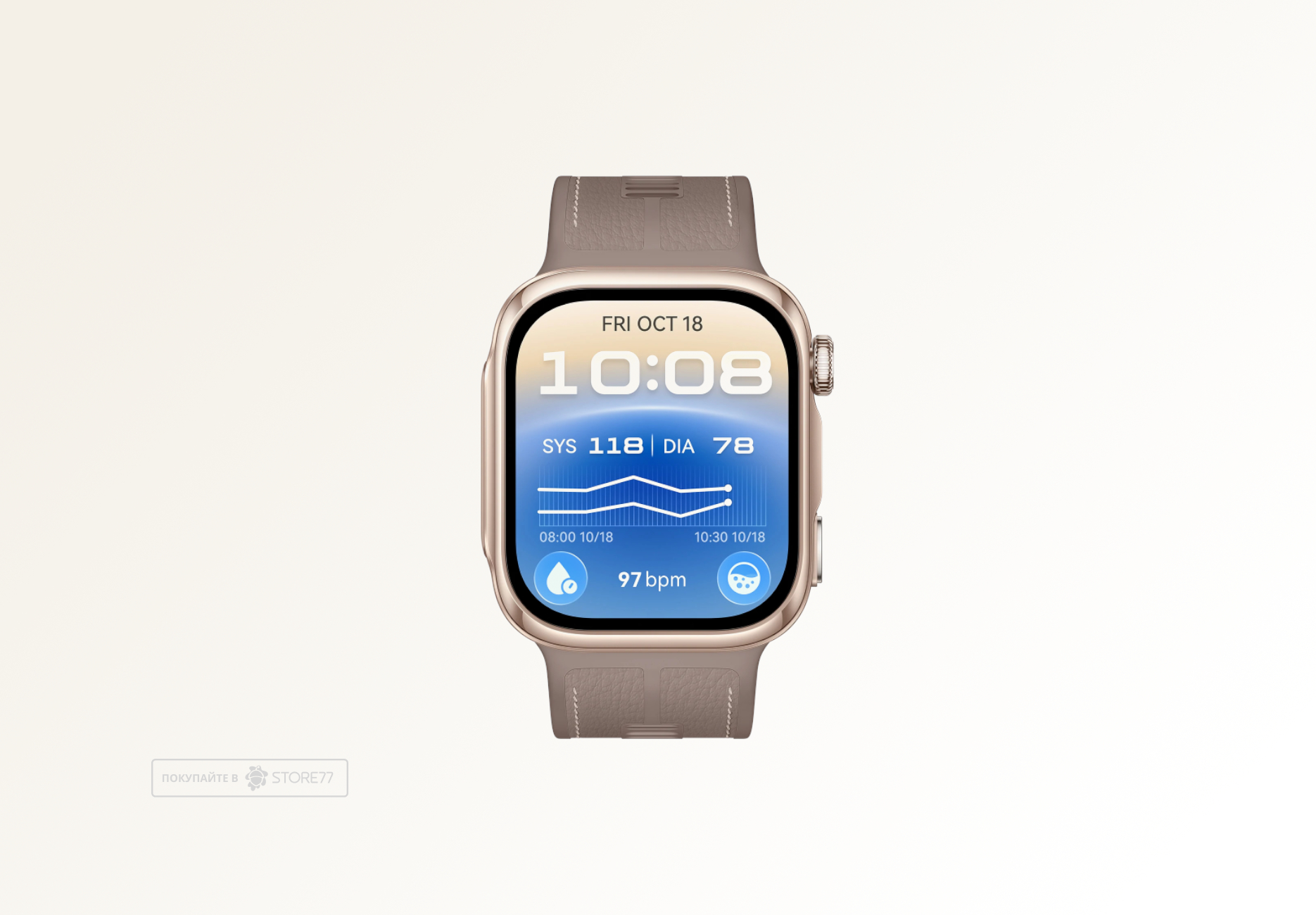 Умные часы Huawei Watch D3, цвет: кофейное золото (Brown)