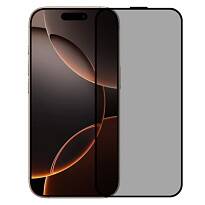 Защитное стекло Gerlax 9H для iPhone 16 Pro (Антишпион)