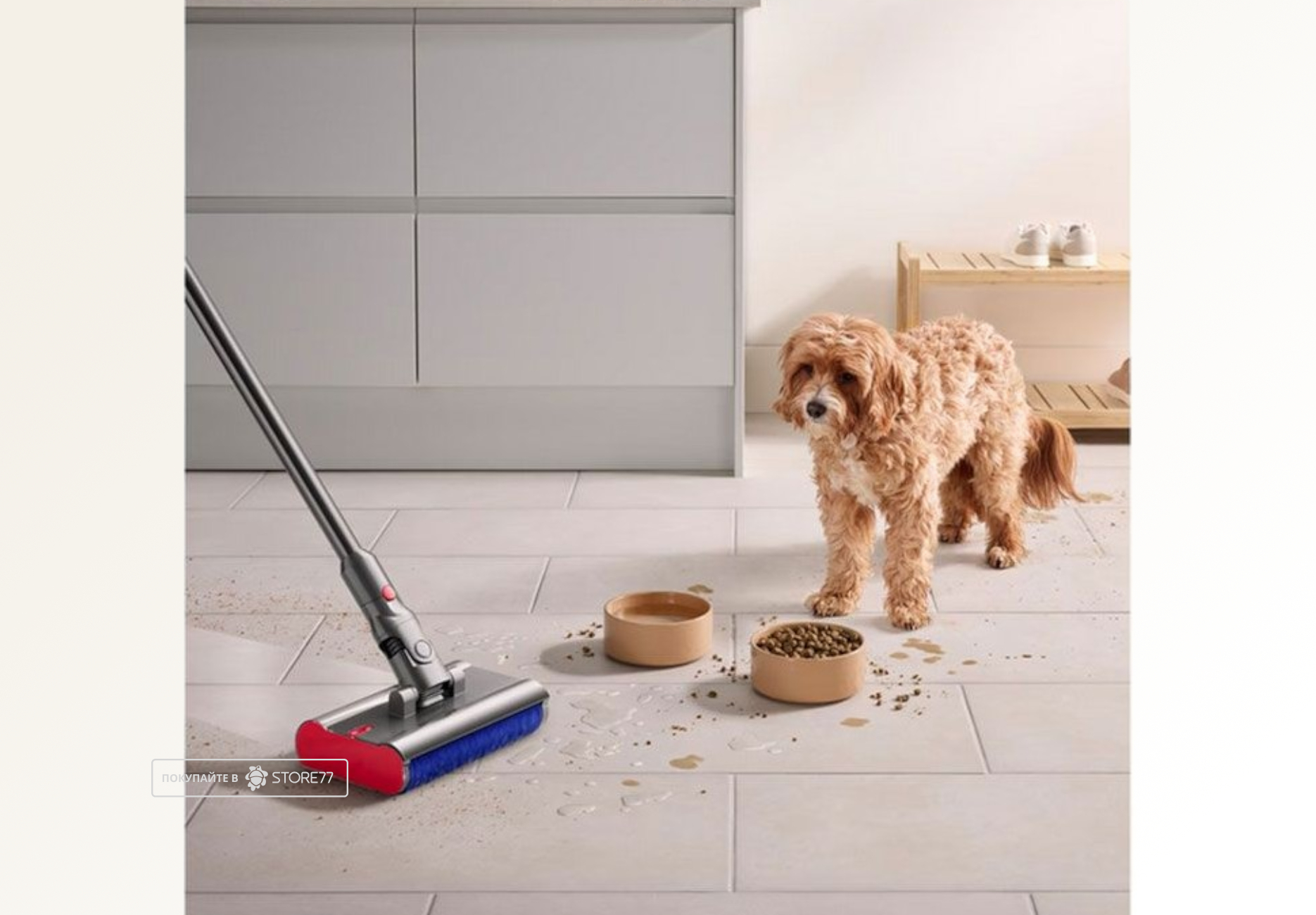 Беспроводной пылесос Dyson V12s Detect Slim Submarine (Серый/Золотой) Вилка EU