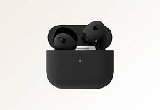 Наушники беспроводные Uzay Pods 3, с зарядным кейсом (Черные)