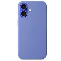 Чехол Protect для iPhone 16 Magsafe Silicon Case Button (Periwinkle)