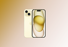 Телефон Apple iPhone 15 128 ГБ, Dual sim (две SIM-карты), цвет: желтый (Yellow)