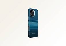 Чехол Pitaka Military-Grade для iPhone 16 Pro противоударный, цвет: восход Луны (Moonrise)