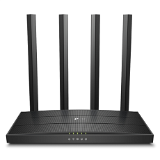 Беспроводной Wi-Fi роутер TP-Link Archer C6, AC1200 MU-MIMO (Черный)