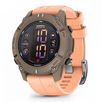 Умные часы Garmin Descent G2, 45.5 мм, корпус: палома (Paloma), с розовым силиконовым ремешком (Shell Pink Band)