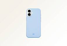 Чехол Magssory Silicone Case с поддержкой MagSafe для iPhone 17 (Синий)
