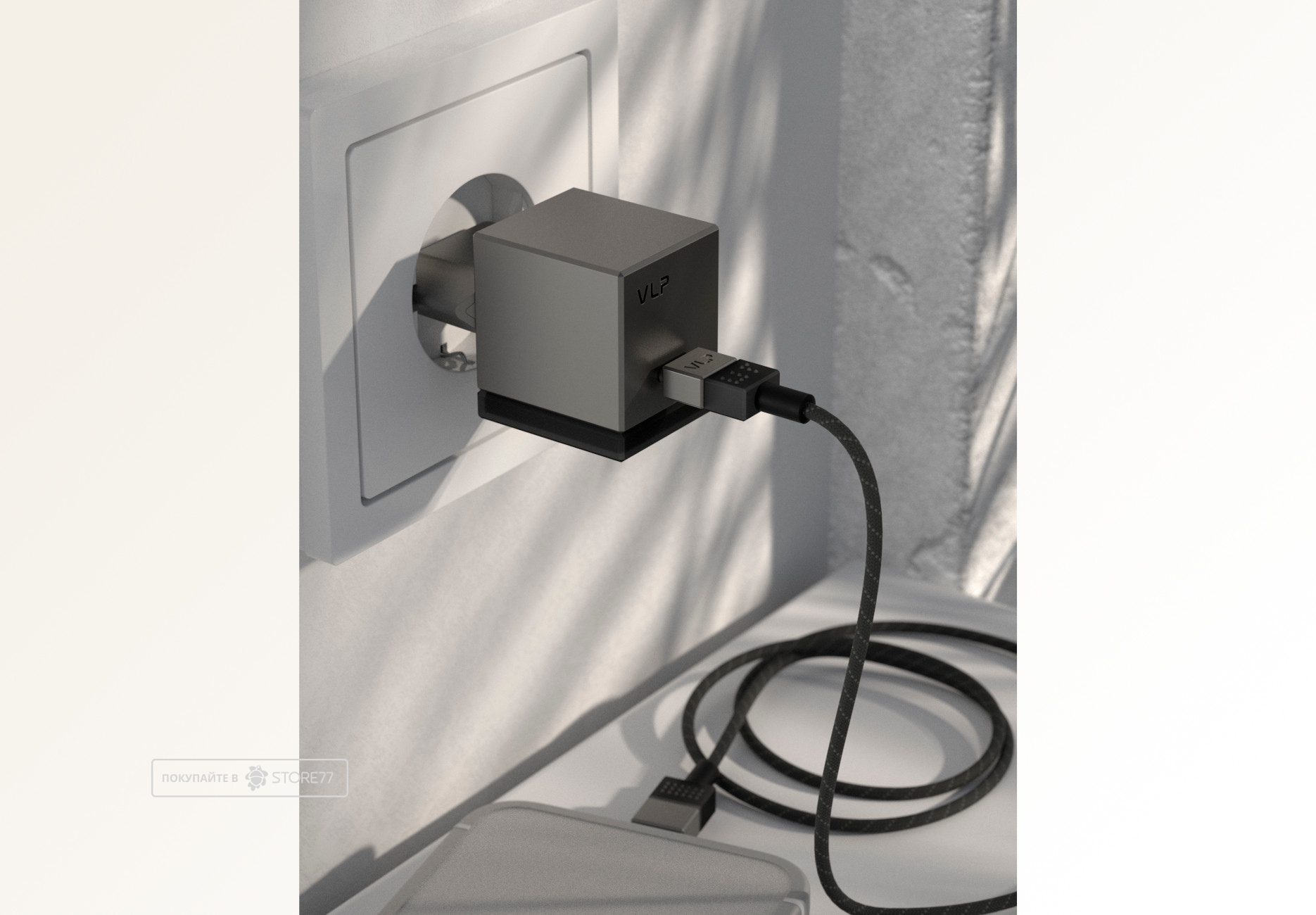 Сетевое зарядное устройство VLP Neo Phantom 45 Вт USB-C (Серое)