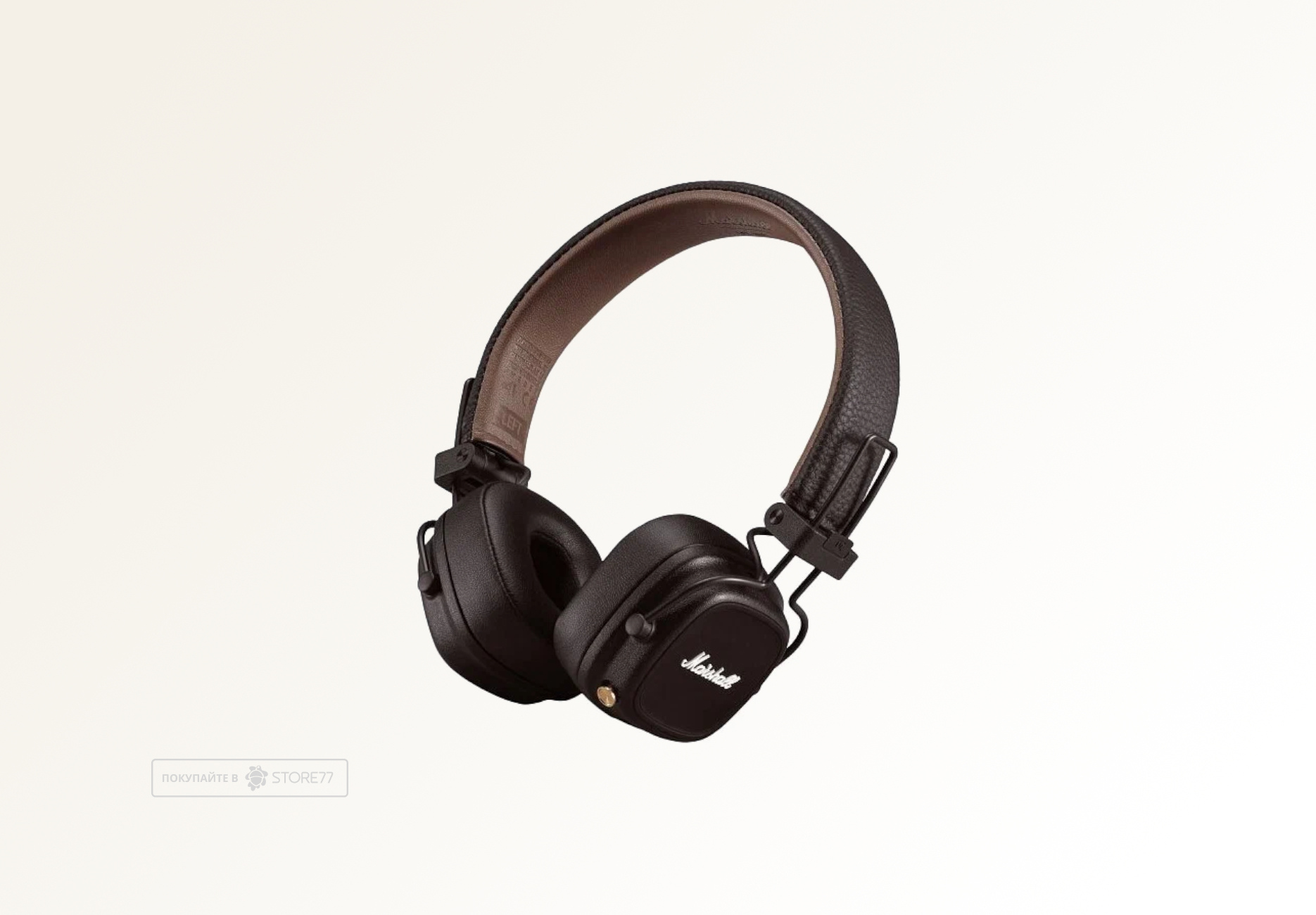 Беспроводные наушники Marshall Major IV (Коричневые) (Селект)