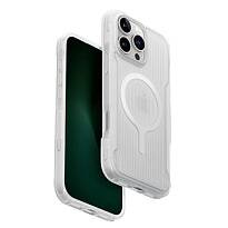 Чехол Uniq Combat Active для iPhone 16 Pro с поддержкой MagSafe (Прозрачный матовый)