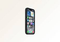 Чехол Тор силиконовый с поддержкой MagSafe для iPhone 16 (Черный)