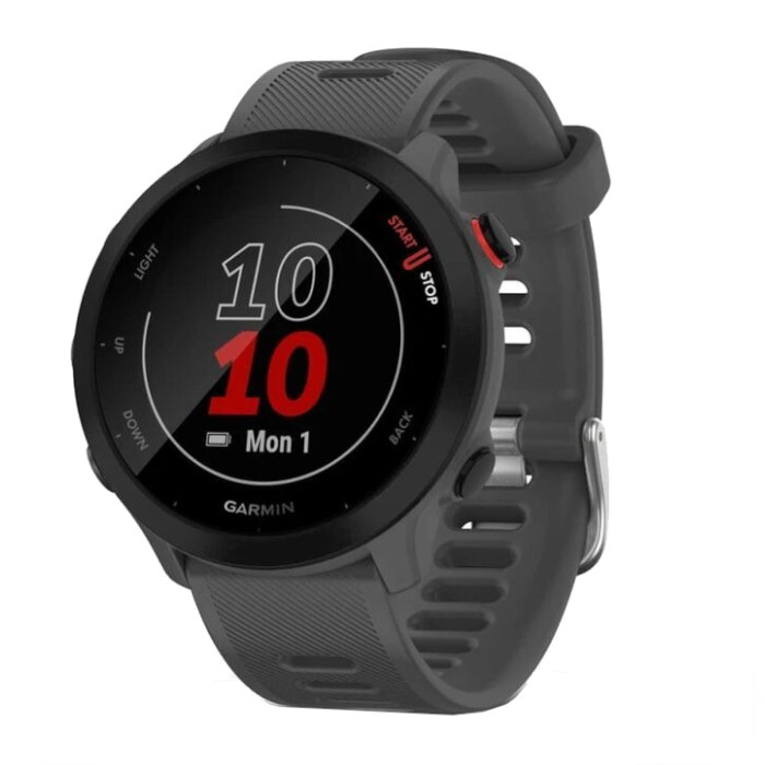 Умные часы Garmin FORERUNNER 55 42mm (Monterra Grey)