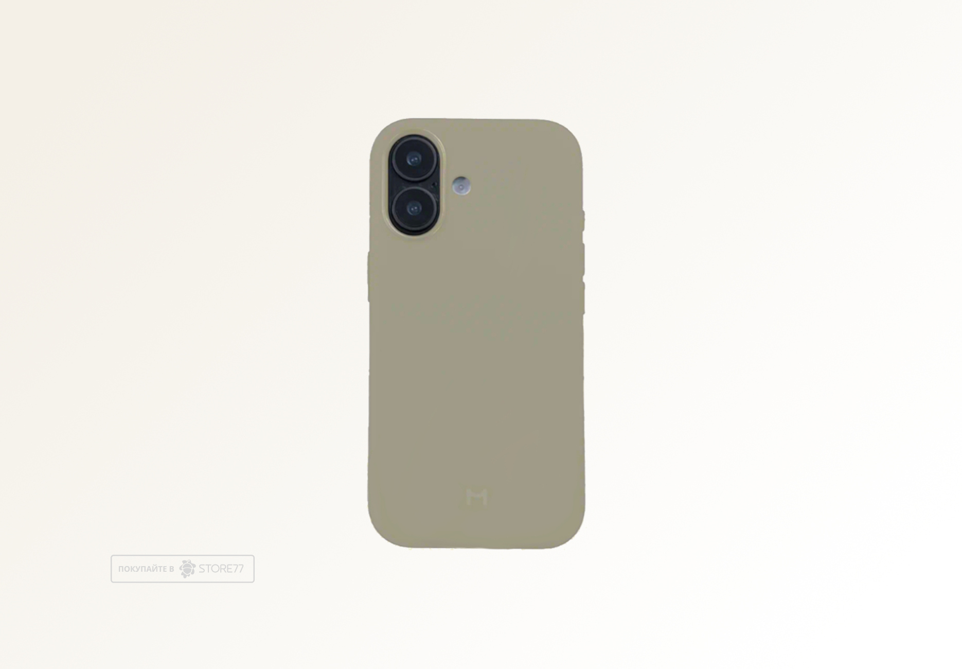 Чехол Magssory Silicone Case с поддержкой MagSafe для iPhone 17 (Бежевый)