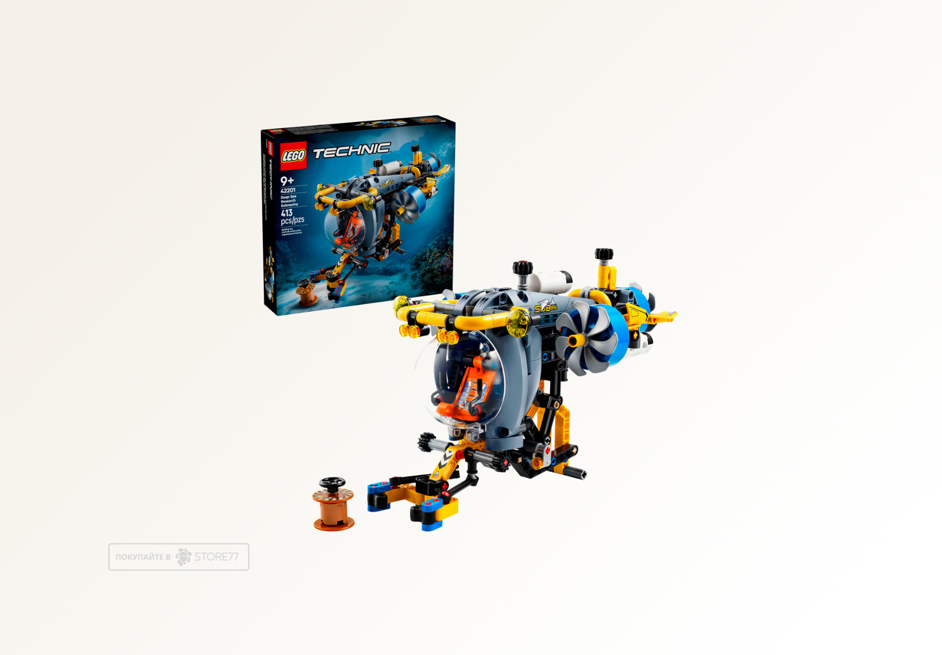 Конструктор LEGO Technic 42201 Глубоководная исследовательская подводная лодка Конструктор LEGO Technic 42201 Глубоководная исследовательская подводная лодка