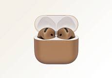 Беспроводные наушники Apple AirPods 5 беспроводная зарядка чехла (Золотой)