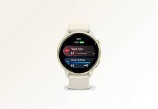 Умные часы Garmin VIVOACTIVE 6 42mm (Lunar Gold)