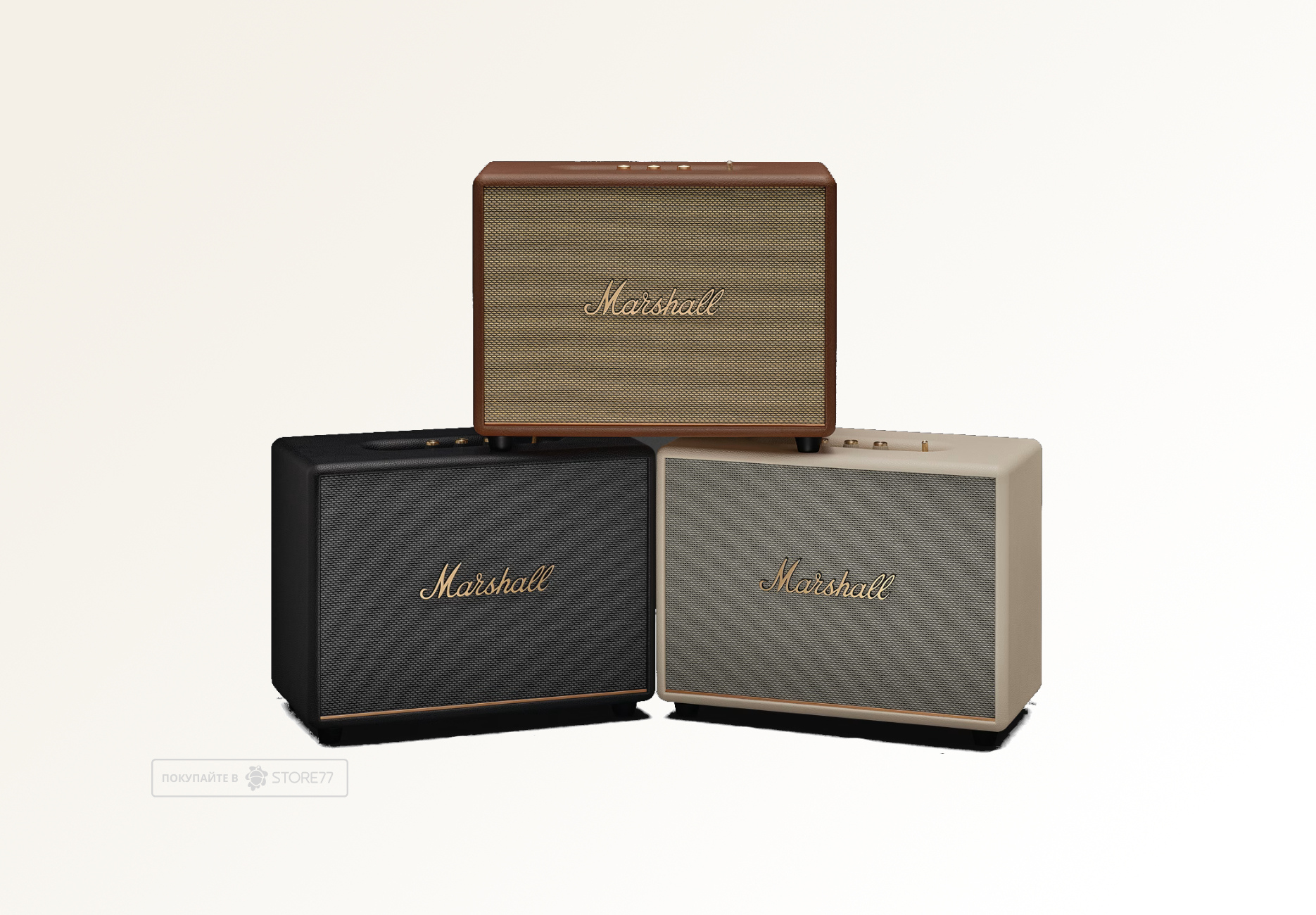 Портативная акустика Marshall Woburn 3 (Черная)
