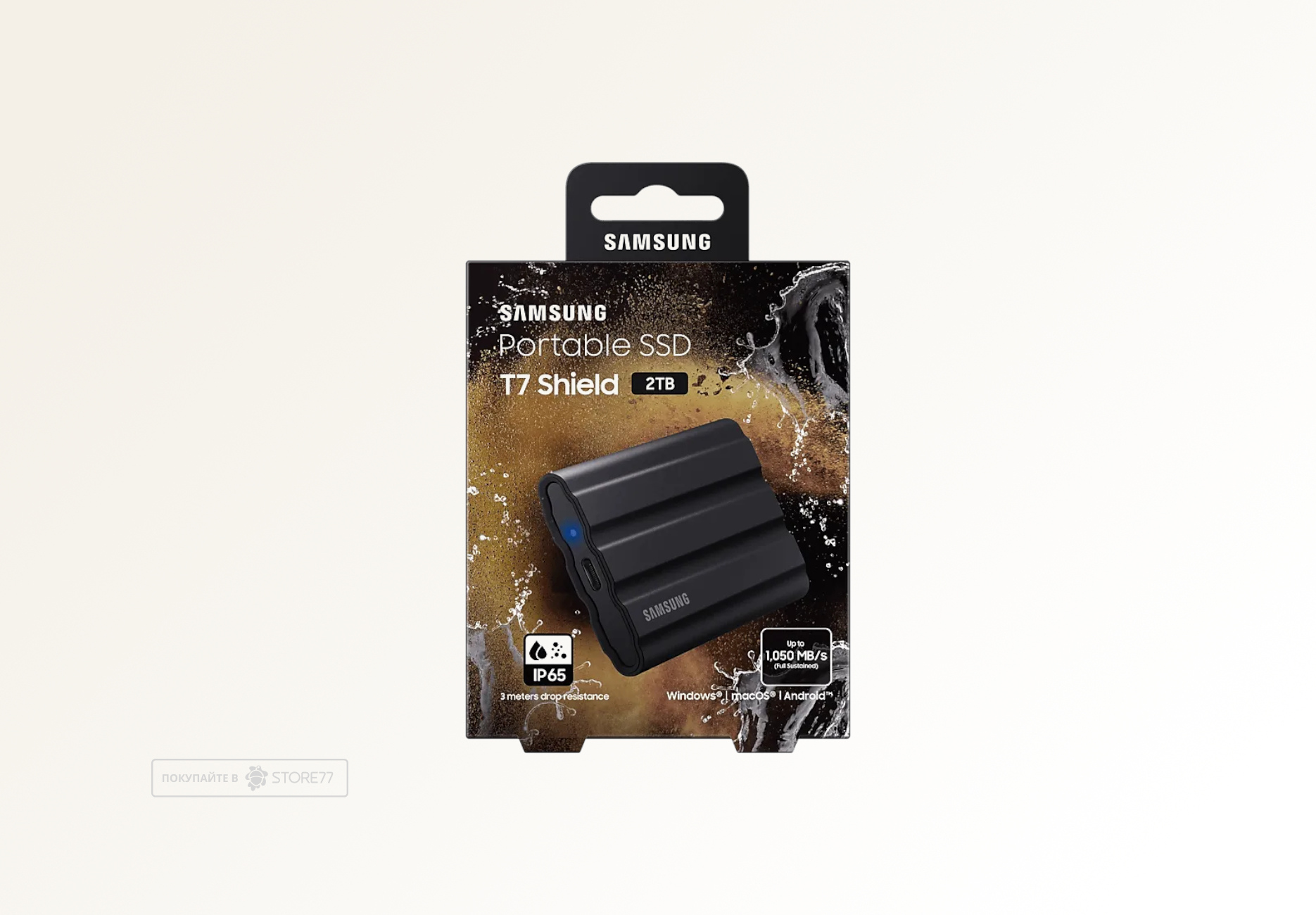 Внешний SSD диск Samsung T7 Shield 2 ТБ (Черный)