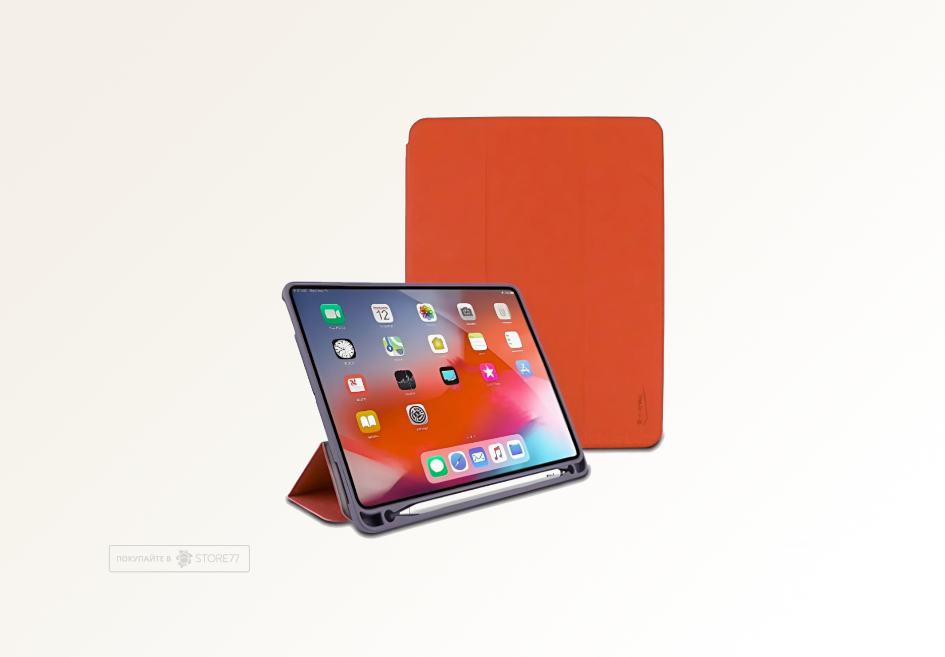 Чехол Classic Case для iPad Pro 11"/Air 11" (2024) с отсеком для стилуса (Оранжевый)