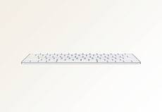 Клавиатура Apple Magic Keyboard c Touch ID, Bluetooth (Белая)