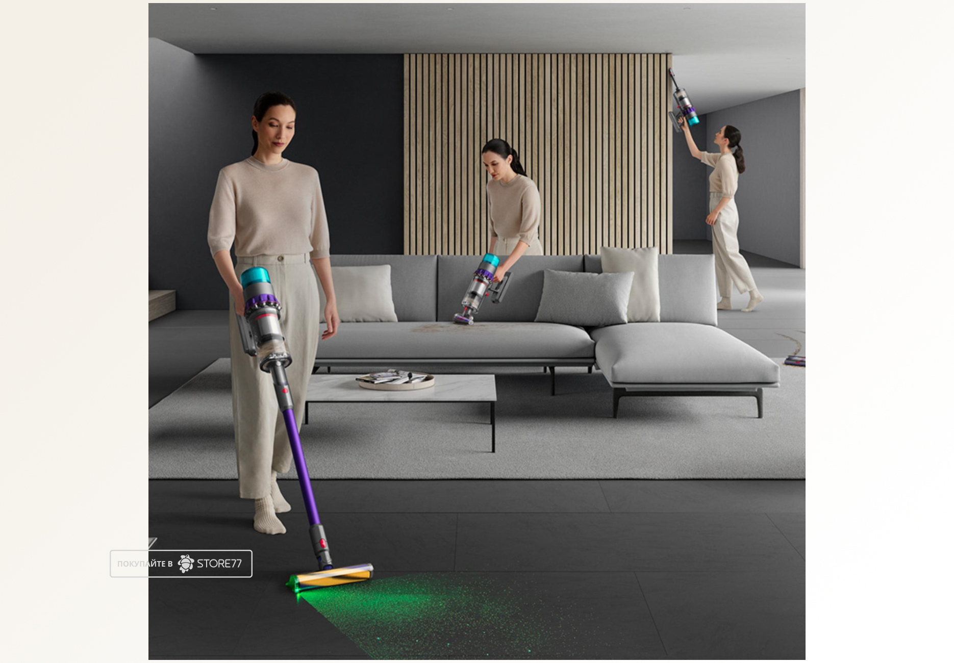 Беспроводной пылесос Dyson Gen5 Detect Absolute SV23 (Фиолетовый/Никель) Вилка EU