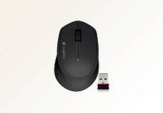 Беспроводная мышь Logitech M280 (Черная)