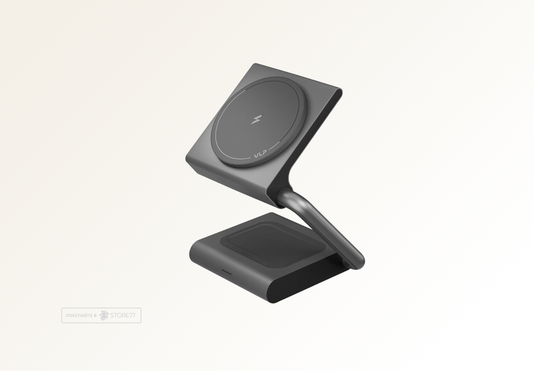 Беспроводное зарядное устройство VLP Zen Charger Qi2.2 25Вт (Серое)