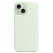 Чехол Protect для iPhone 15 Plus Magsafe Silicon Case (Soft Mint)