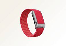 Ремешок плетеный для браслета Whoop MG LIFE SuperKnit, цвет: красный (Rhodonite)